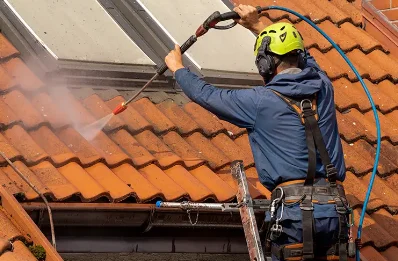 Démoussage et hydrofuge de toiture à Flévy